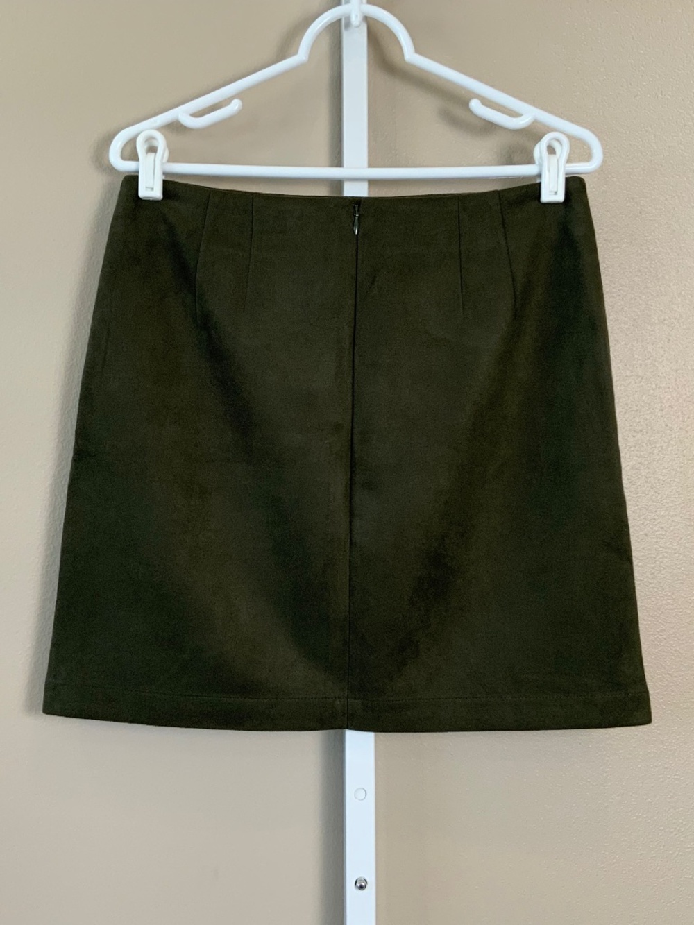 LOFT Faux Suede Sailor Shift Skirt - Picture 10 of 16